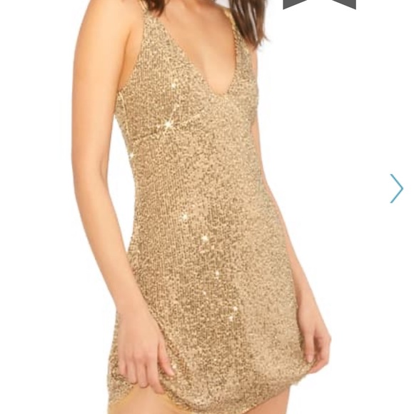 Free People Dresses & Skirts - Free People Gold Rush Mini